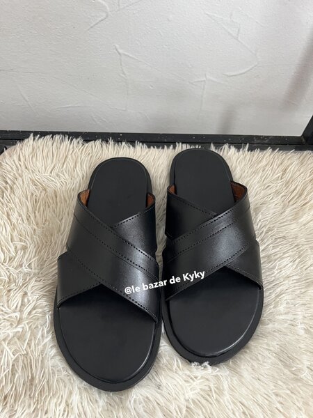 Sandales en cuir