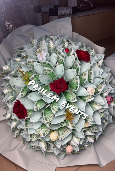 Bouquet de billets luxe
