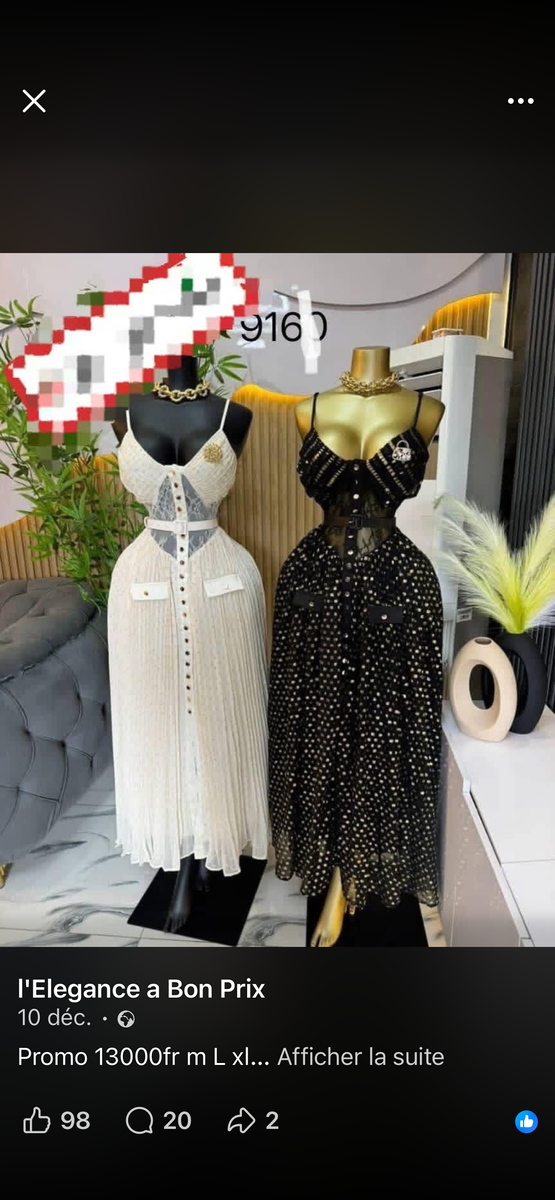 Robe de soirée élégante femme