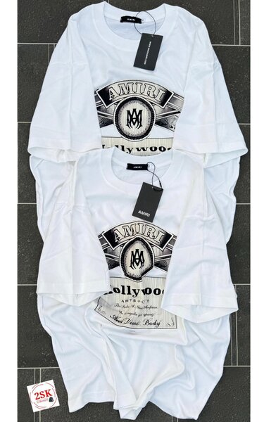 T-shirt blanc imprimé mode