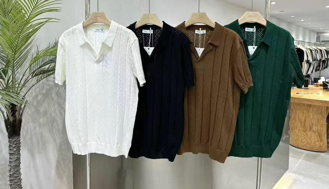 Polo décontracté à rayures