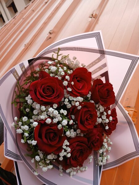 Bouquet de roses rouges
