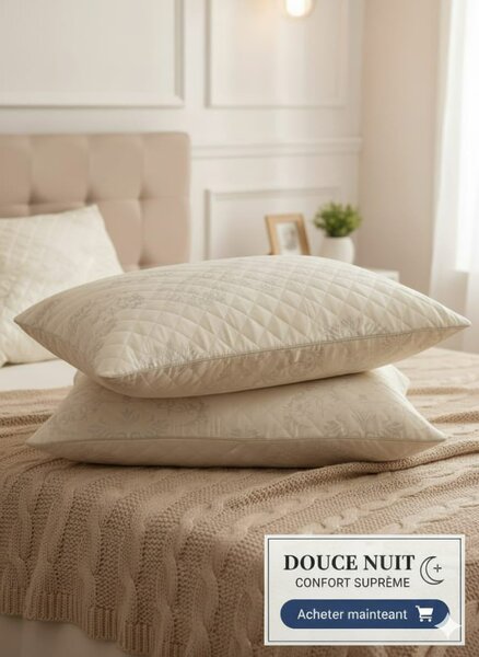 Oreiller Confort Suprême Douce Nuit
