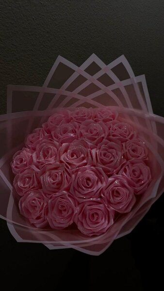 Bouquet de roses roses