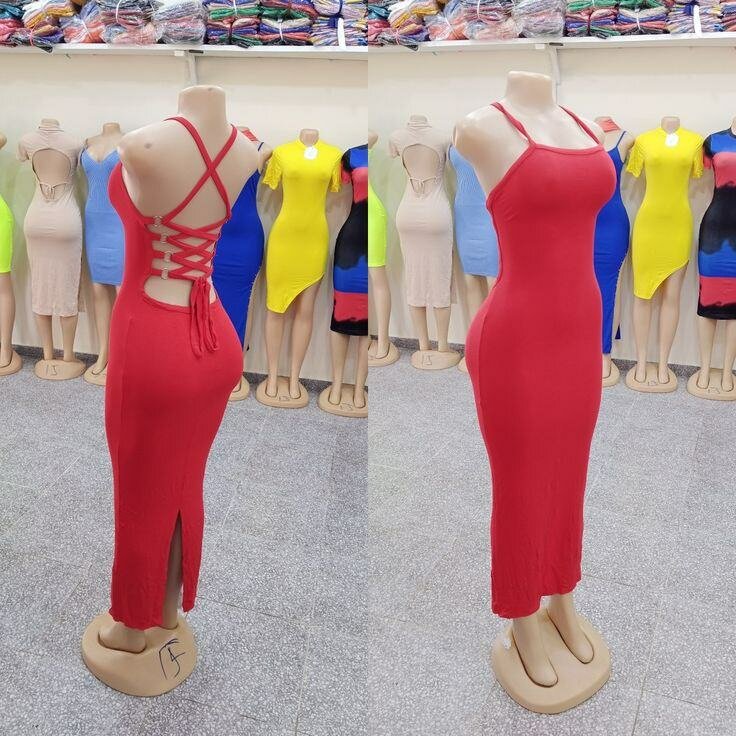 Robe moulante dos nu élégante