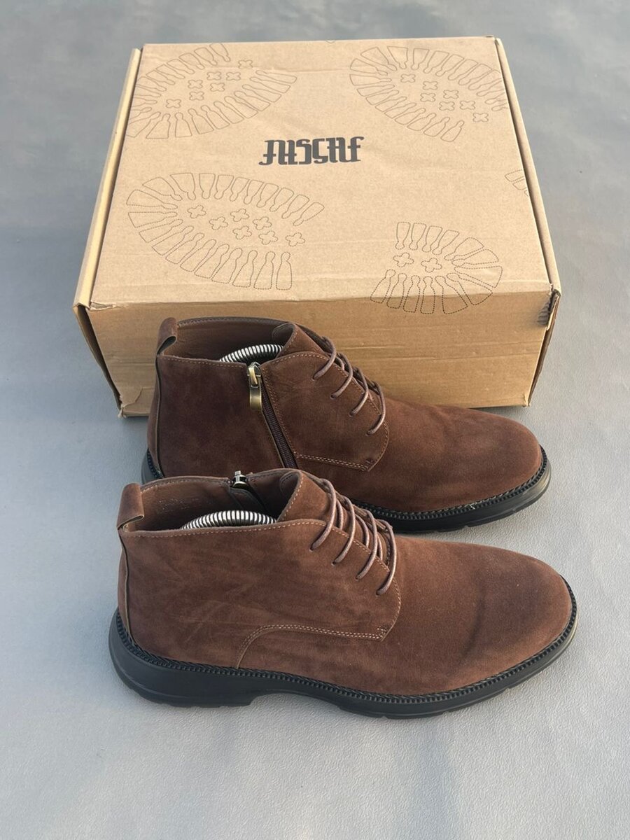 Bottes en cuir pour hommes