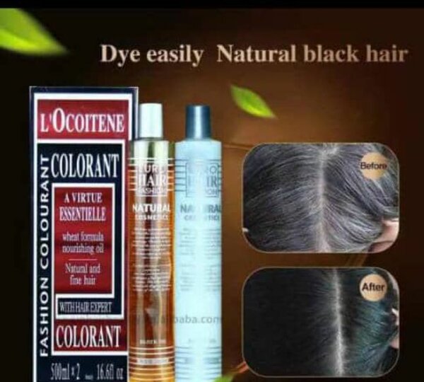 Coloration cheveux noir naturel