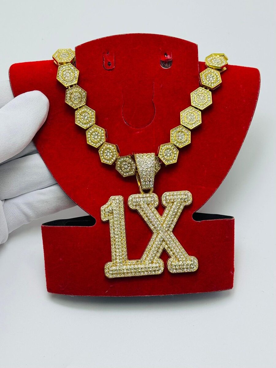 Collier Personnalisé 1X Doré