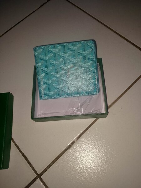 Porte-carte Goyard en cuir