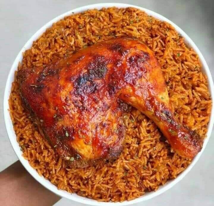 Djollof and fried rice
