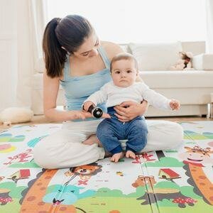 Tapis de jeu bébé réversible