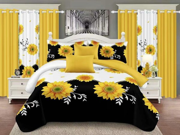 7PCS EXTRA QUEEN SIZE BEDSPREADS 