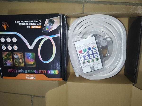 Guirlande LED néon 5M RGB