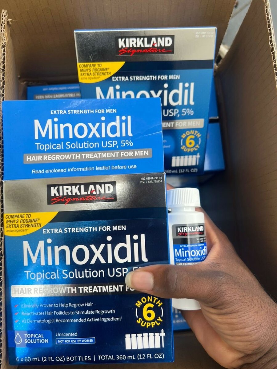 Kirkland Minoxidil and Derma Roller