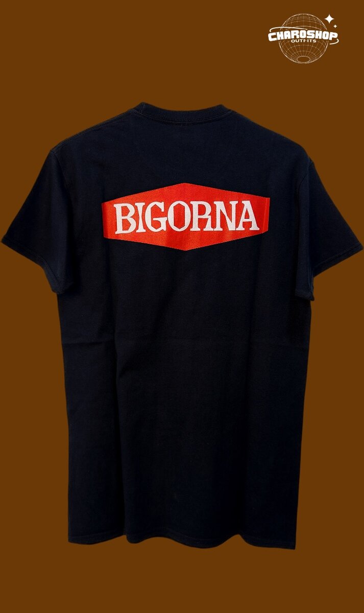 T-shirt noire "Bigorna" homme