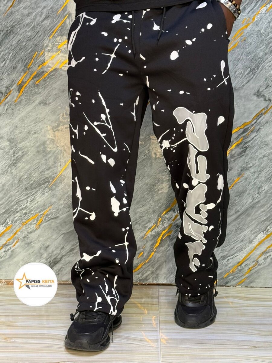 Pantalons Jogging Design Urbain