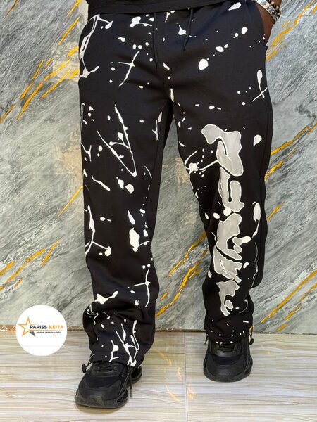 Pantalons Jogging Design Urbain