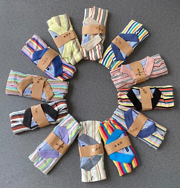 FOLDER STRIPES LACOSTE