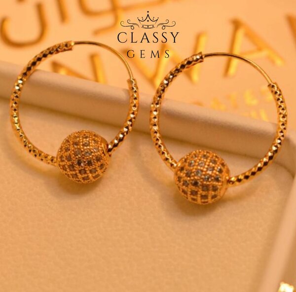 Classic Ball earrings for girls and women
