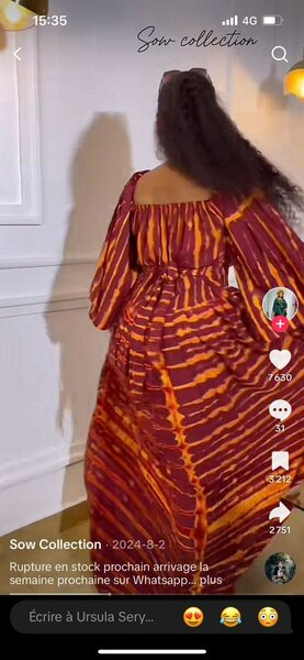 Robe Bohème en Wax Coloré