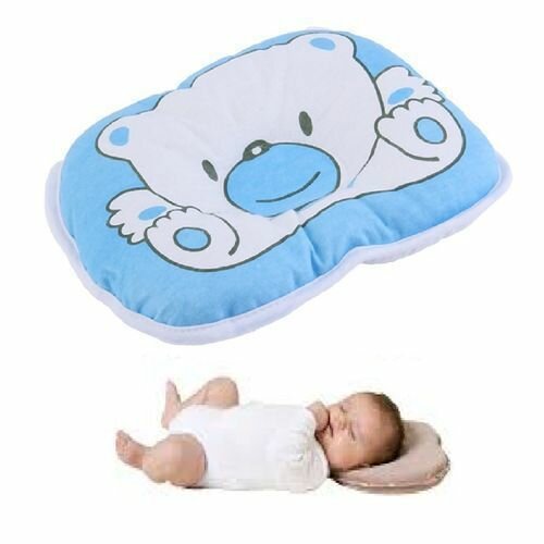 Oreiller à Tête Plate/ Coussin/Pour Nouveau Né / Bébé / Enfant - Bleu