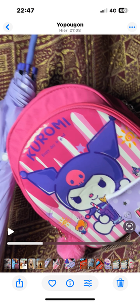 Sac parapluie et trousse