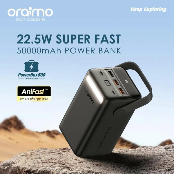 ORAIMO POWER BOX 500, 50,000 MAH 22.5 SUPER FAST