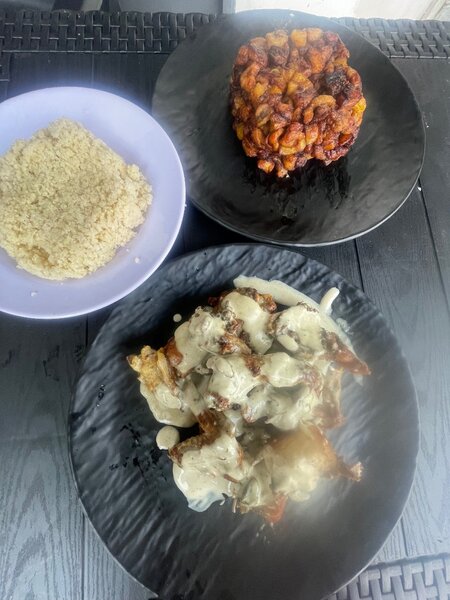 Assiette de Poulet Crémeux