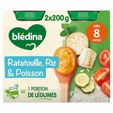 Purée Bébé Ratatouille Poisson 8m+