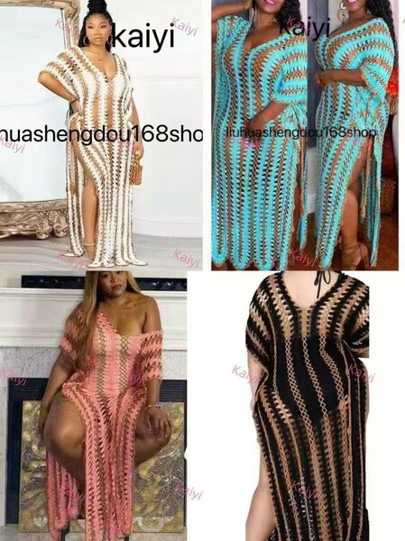 Robe en crochet élégante