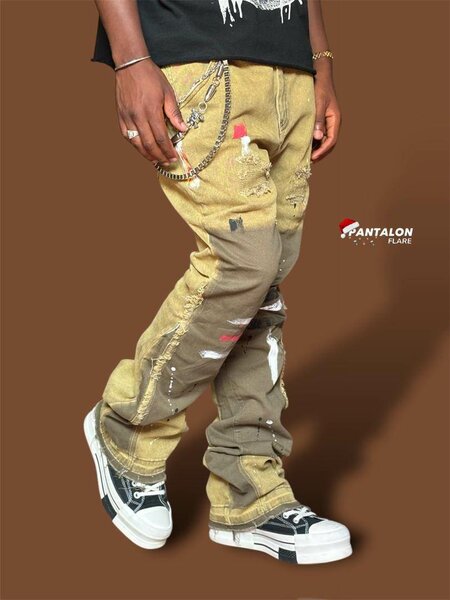 Pantalon Flare Décontracté Homme