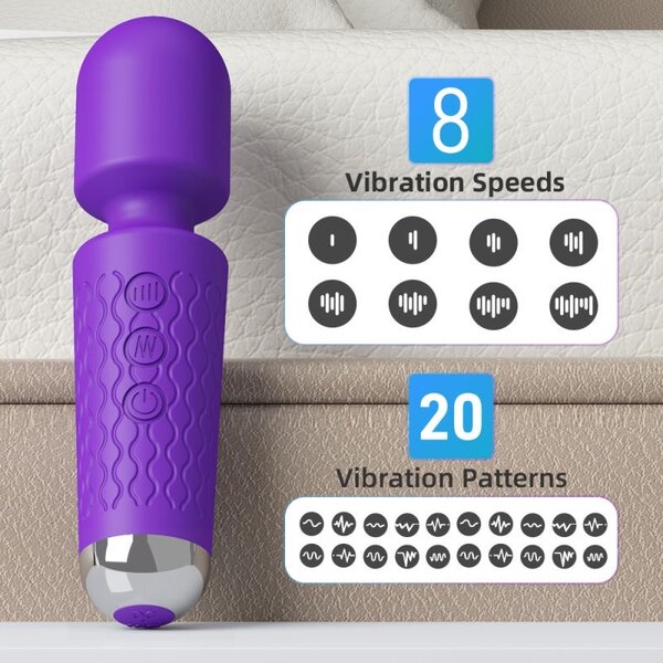 Mini wand vibrator