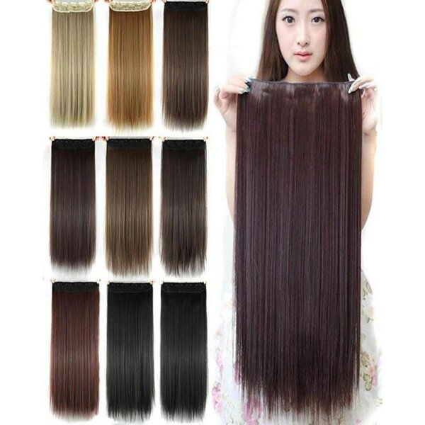 Girls Hair Extensions Curl + Straight - High Quality by QS