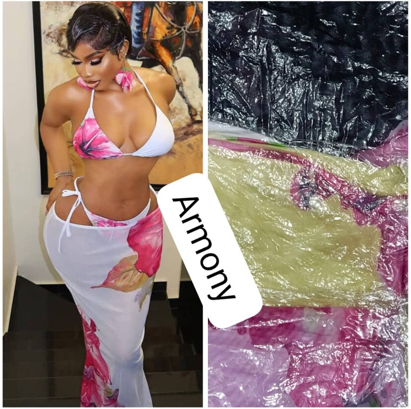 Maillot de bain fleuri femme