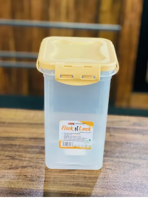 Flick N Lock Large Jar 1800ml: Airtight Seal & Spillproof Design