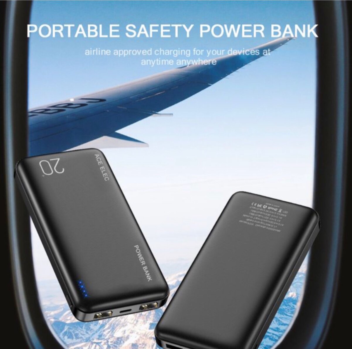 Ace Elec PowerBank 20,000 mAh