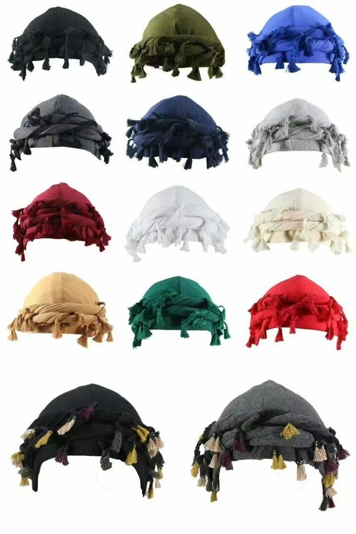 Bonnets en satin pour hommes