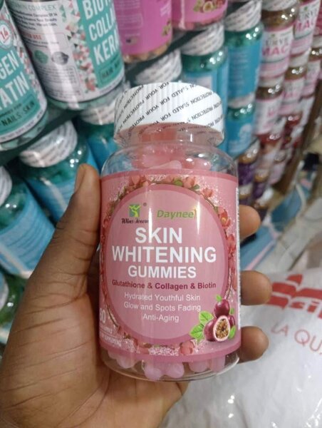 Skin lightening gummy