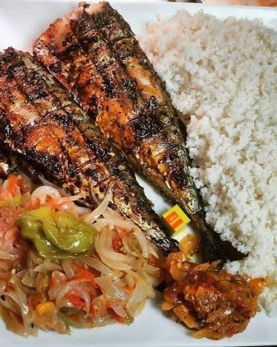 Délicieux plat de poisson grillé