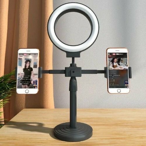 Live Desktop Ring Light Phone Holder