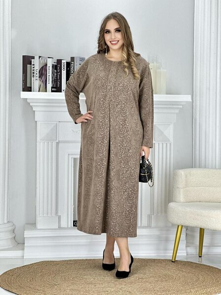 Микро вельвет платье