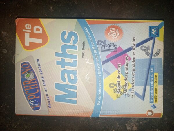 Livre Maths Terminale