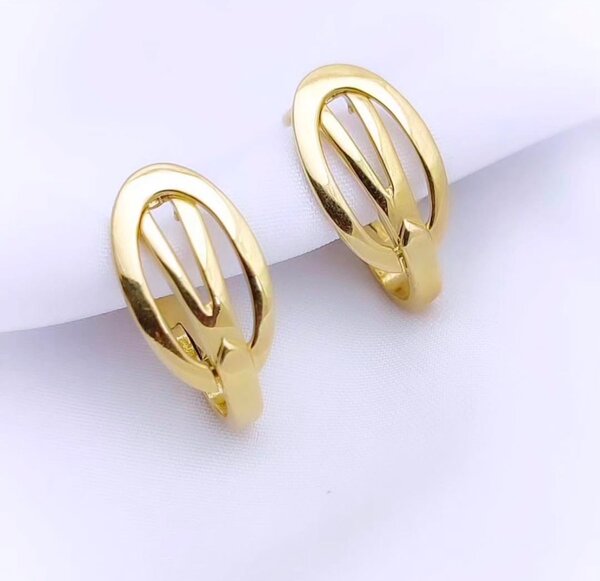 Серьги в жёлтом золоте