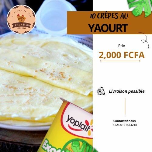 Crêpes au yaourt