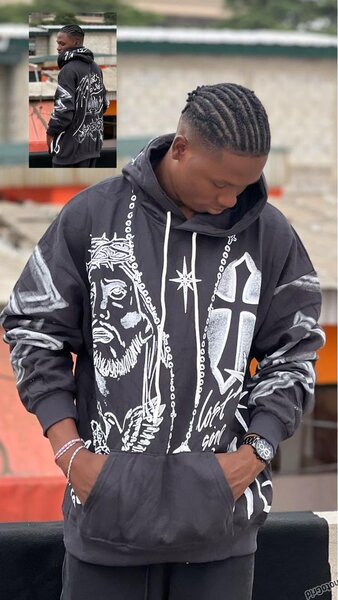 Sweat à capuche graphique