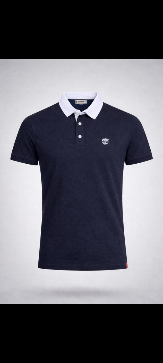 Polo homme bicolore - Luxe et confort