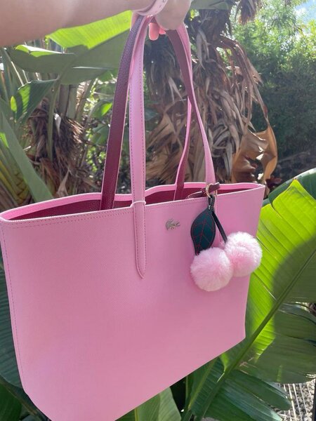 Sac à main femme Coach en cuir rose