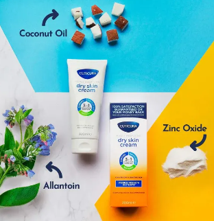 Cuticura 3 in 1 Dry Skin Cream 200ml - Intense Moisturizing, Soothing, & Skin Protection