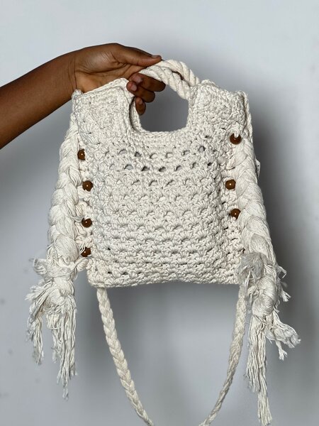 Crotchet beach bag