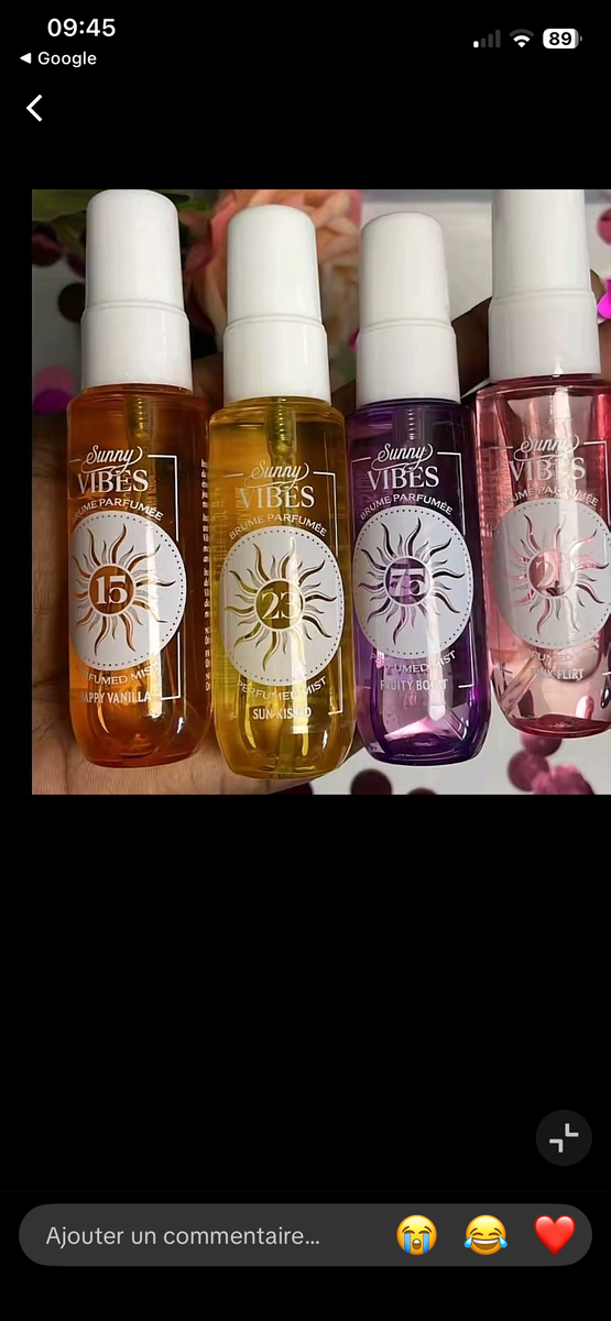 Brumes Corporelles Parfumées